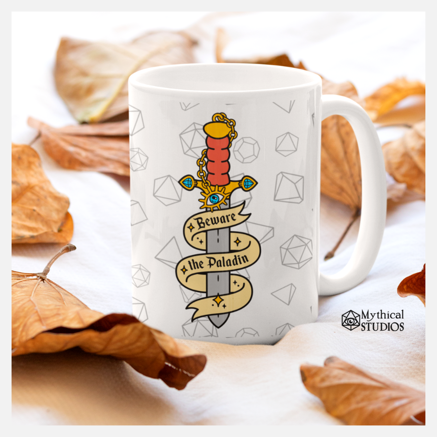 beware the paladin mug