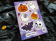 Cargar imagen en el visor de la galería, spooky sticker sheet!