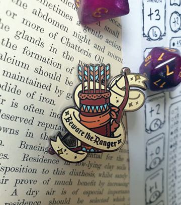 beware the ranger enamel pin