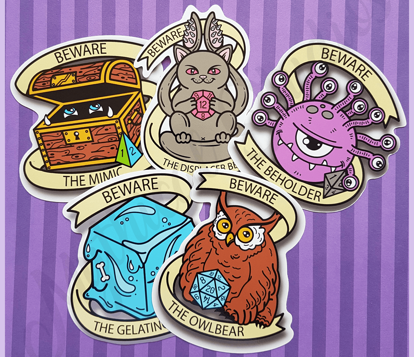 creature sticker bundle