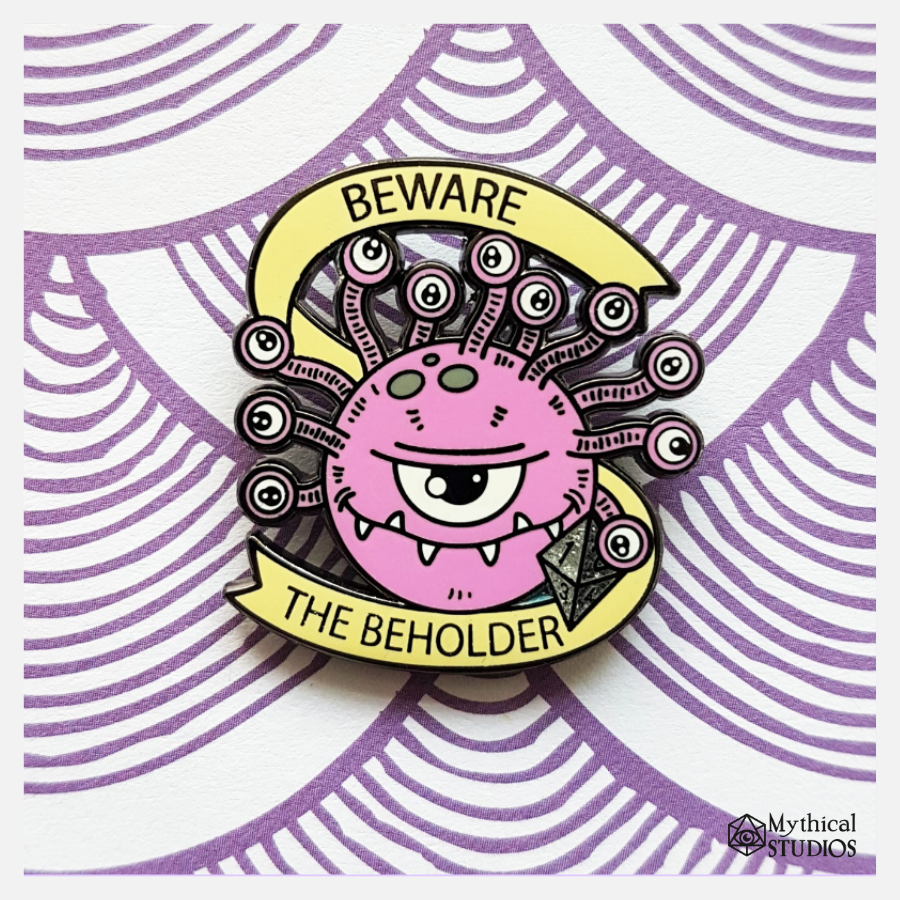 ⋆glitter⋆ behold the enamel pin!