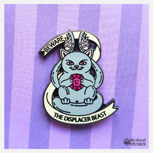 Load image into Gallery viewer, ⋆glitter⋆ displaced kitty pin