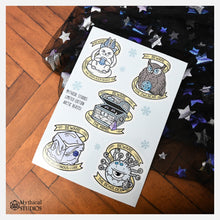 Load image into Gallery viewer, arctic beasts sticker sheet