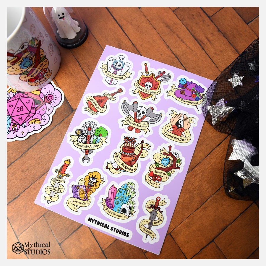 class sticker sheet!