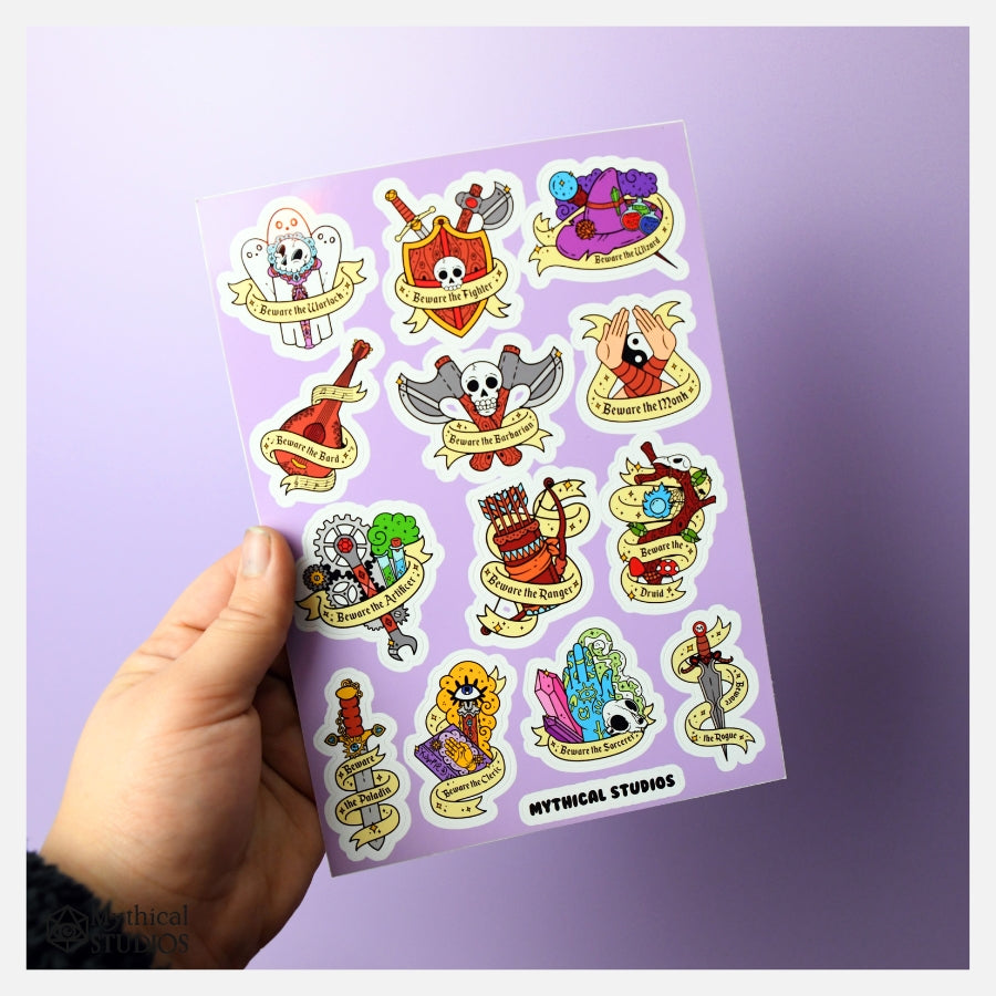 class sticker sheet!