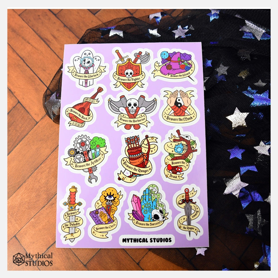 class sticker sheet!