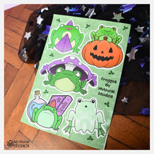 Cargar imagen en el visor de la galería, froggo sticker sheet!