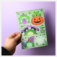 Cargar imagen en el visor de la galería, froggo sticker sheet!
