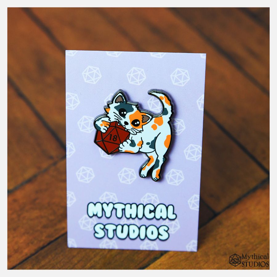 kitty familiar pin