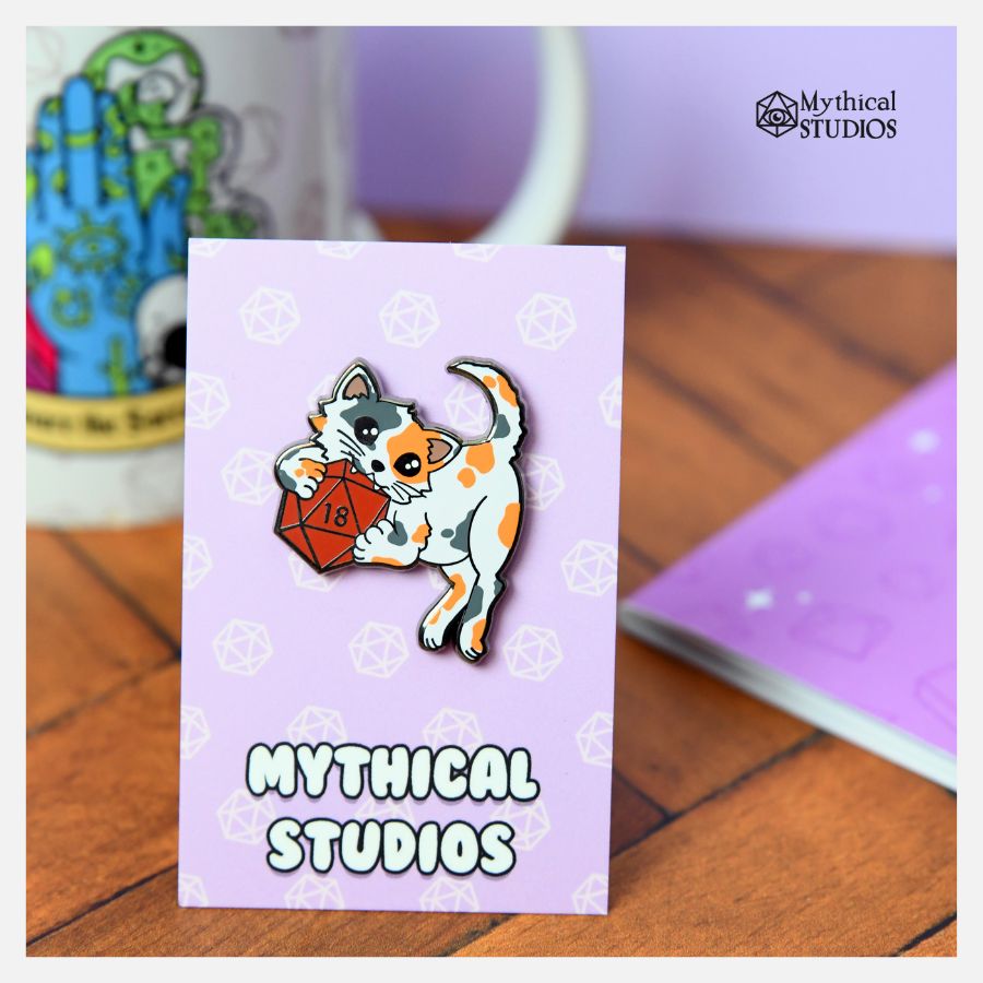 kitty familiar pin