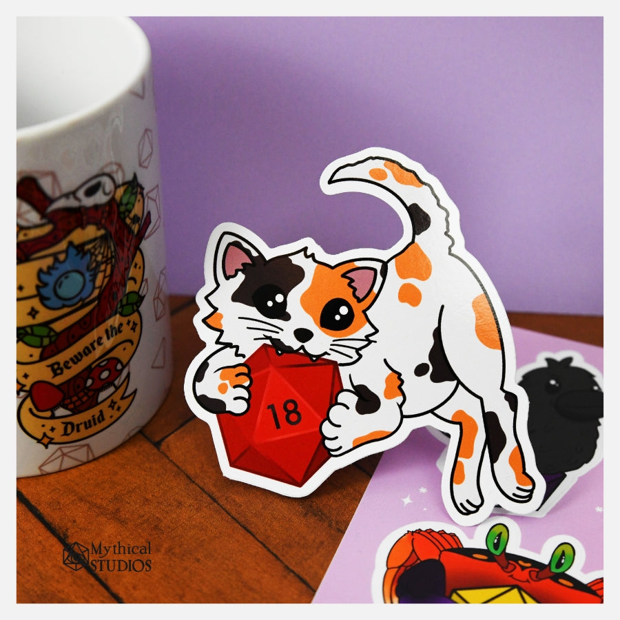 kitty familiar sticker
