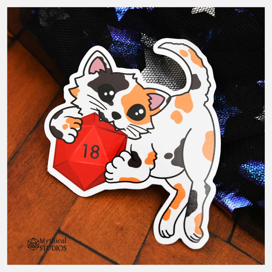 kitty familiar sticker