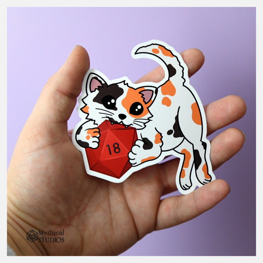 kitty familiar sticker