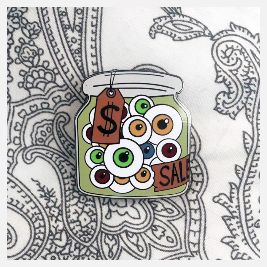 eyeballs jar pin