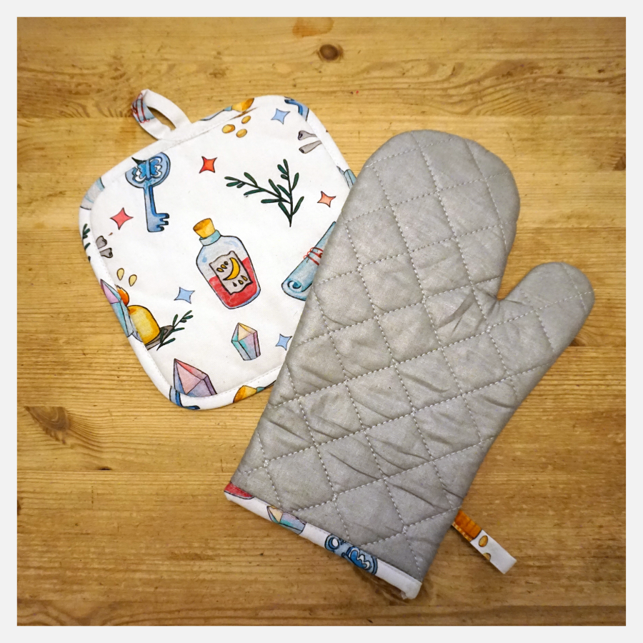 home brewer dungeon oven mitt
