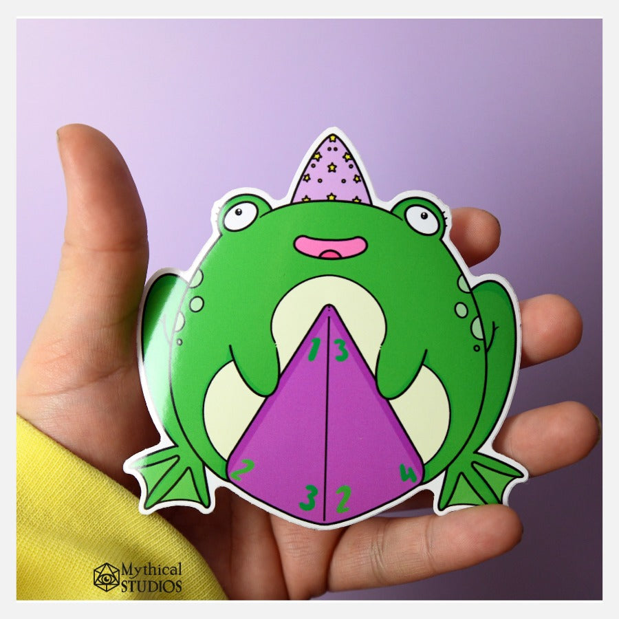 magical frog sticker