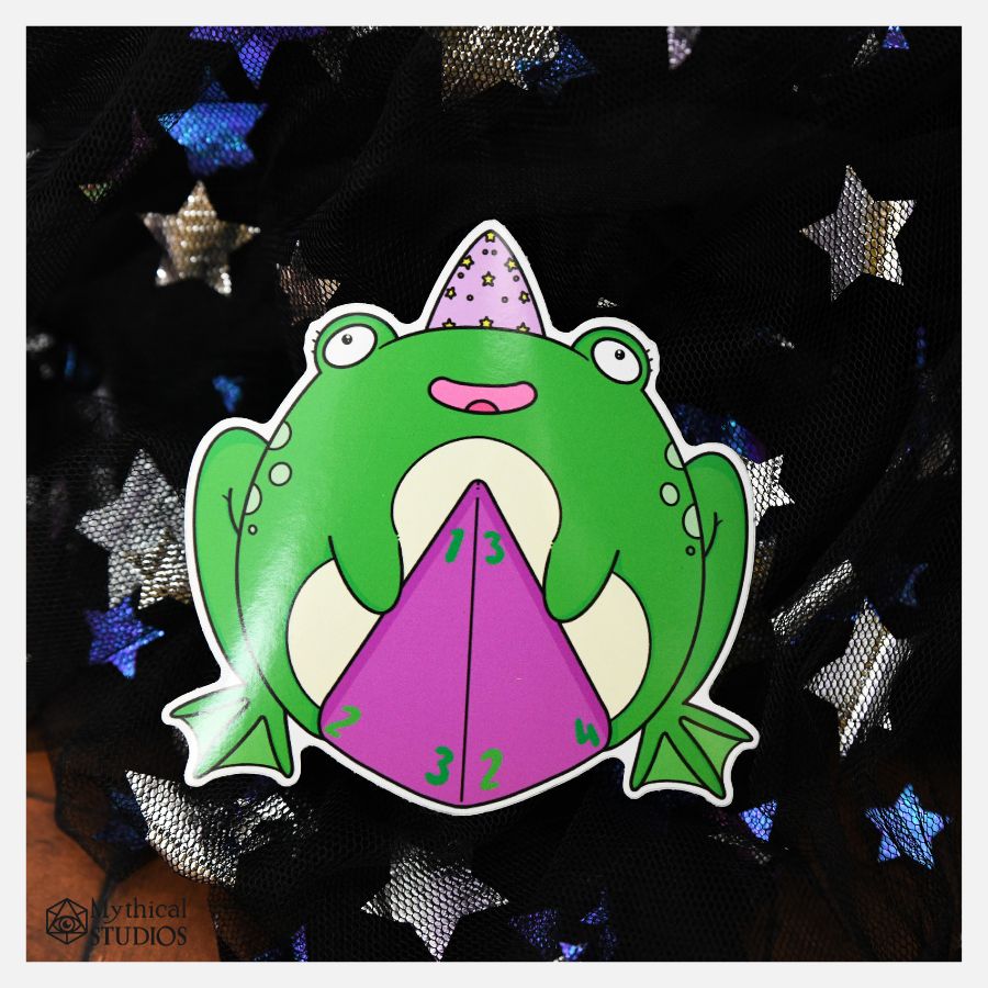 magical frog sticker