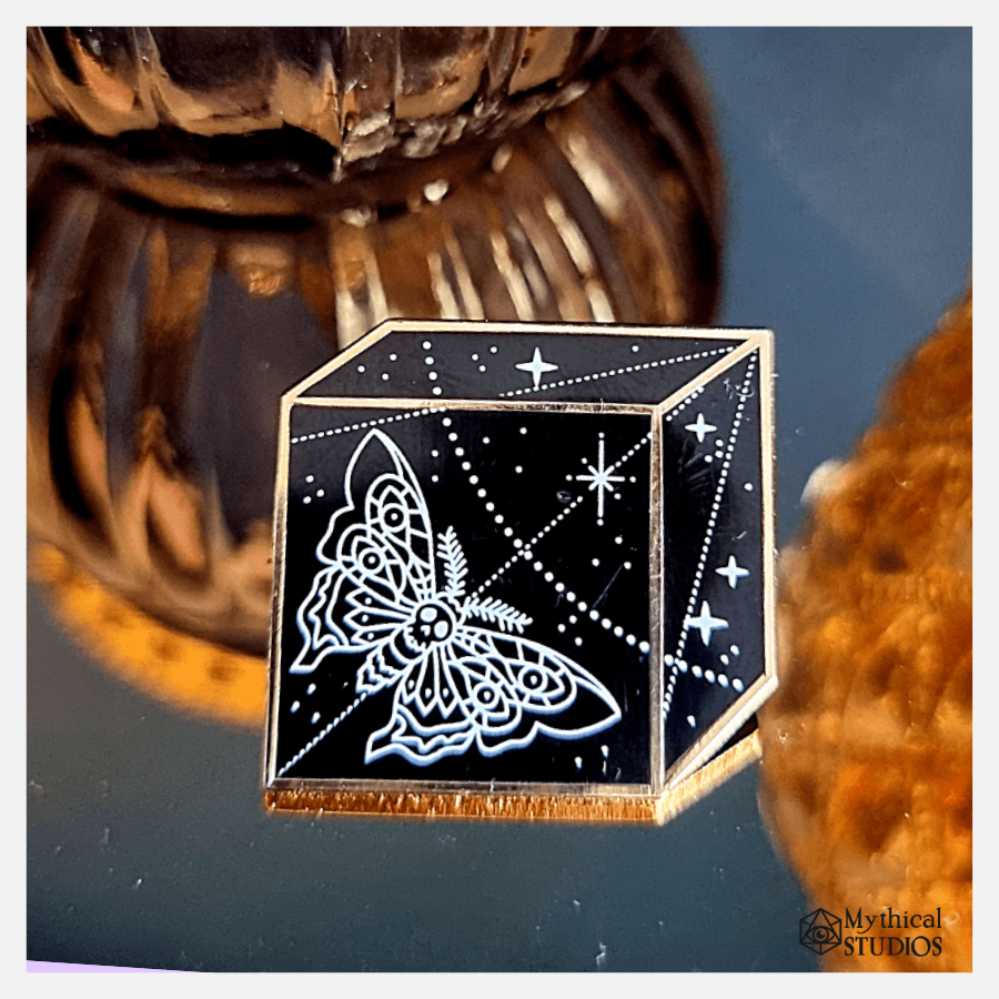 d6 "death head" pin