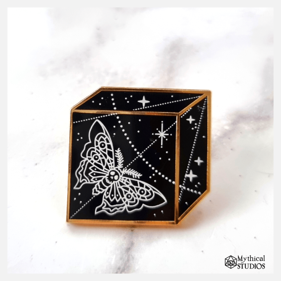 d6 "death head" pin