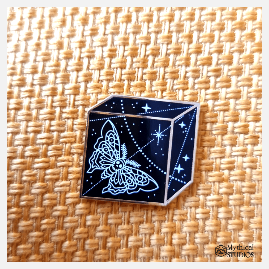 d6 "death head" pin