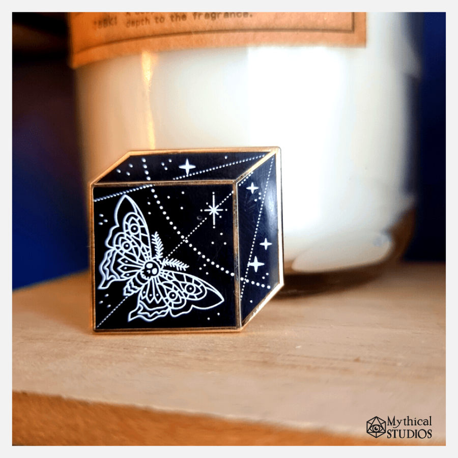 d6 "death head" pin