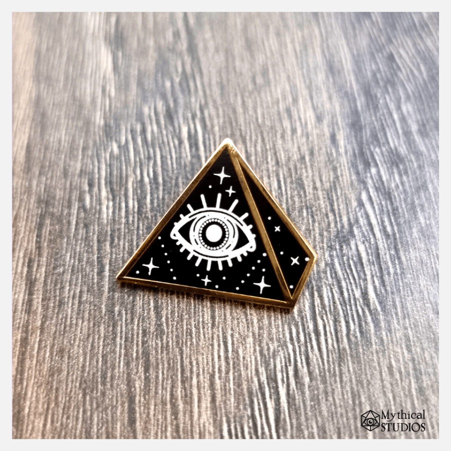 d4- "all seeing" pin
