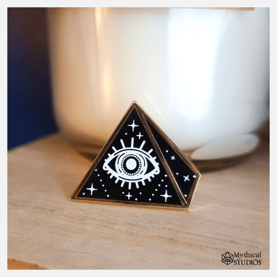 d4- "all seeing" pin