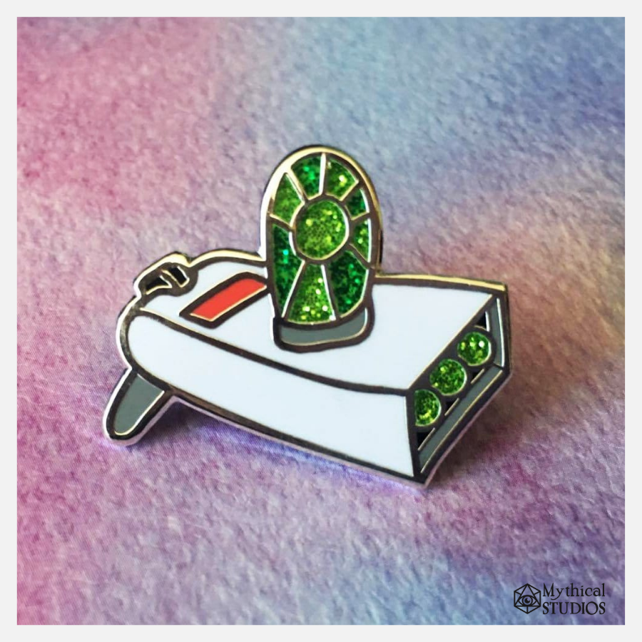 gun enamel pin!