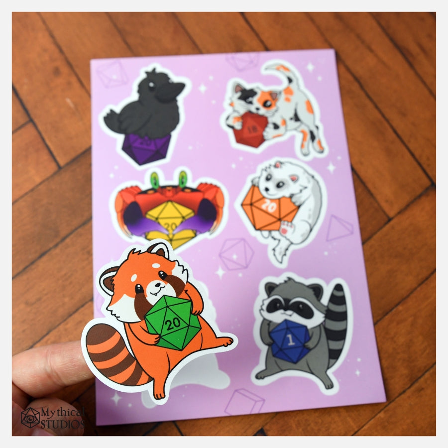 familiar creatures sticker sheet!