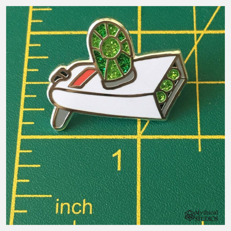 gun enamel pin!