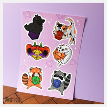Cargar imagen en el visor de la galería, familiar creatures sticker sheet!