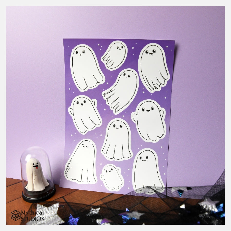 ghostie sticker sheet!