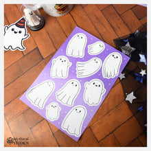 Cargar imagen en el visor de la galería, ghostie sticker sheet!