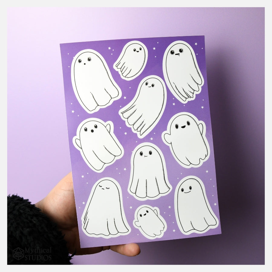 ghostie sticker sheet!
