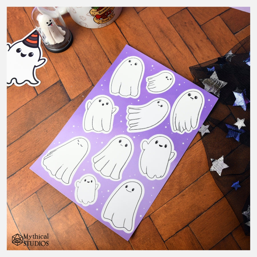 ghostie sticker sheet!