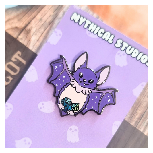 Sparkle Bat Enamel Pin