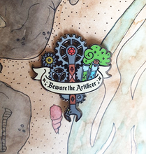 Load image into Gallery viewer, beware the artificer enamel pin
