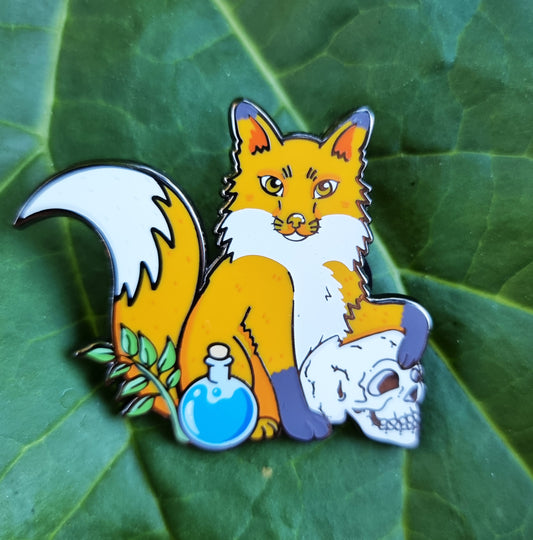 mystical fox pin