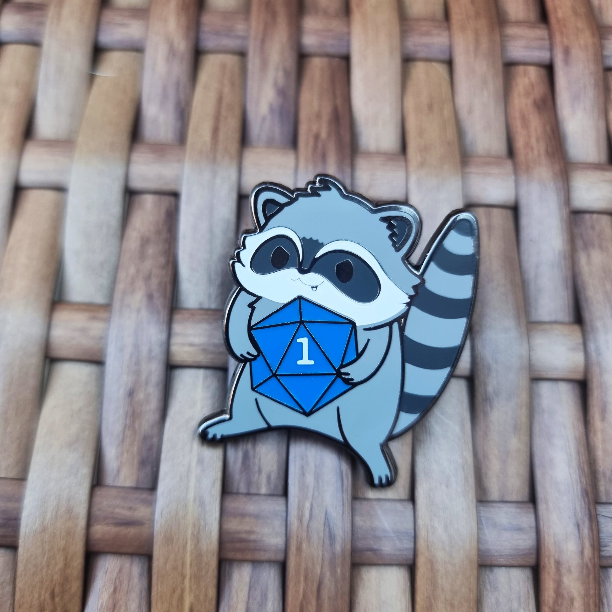 crittercal raccoon pin