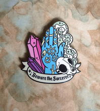 Cargar imagen en el visor de la galería, beware the sorcerer enamel pin
