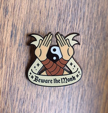 Cargar imagen en el visor de la galería, beware the monk enamel pin
