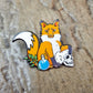 mystical fox pin