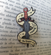 Load image into Gallery viewer, beware the rogue enamel pin
