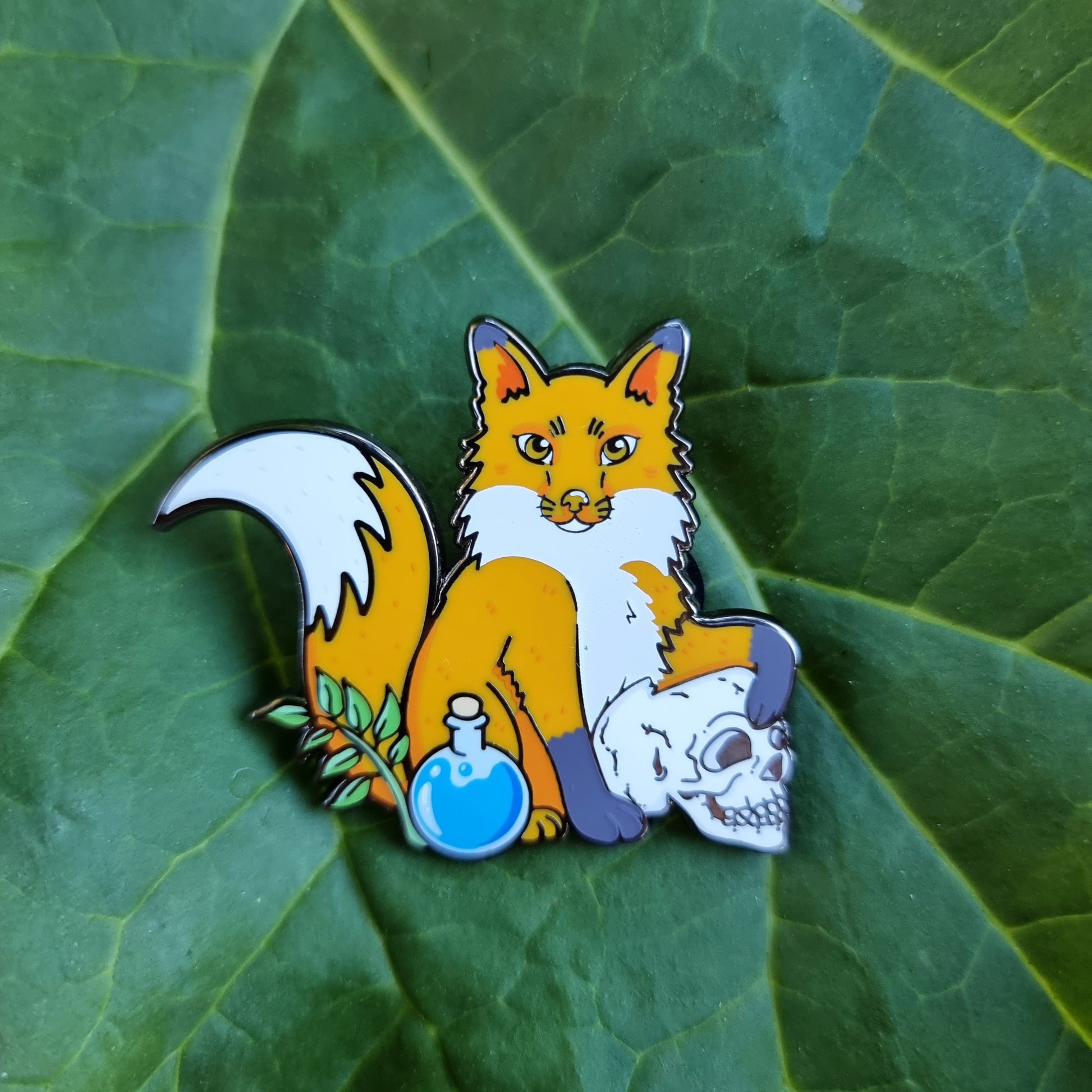 mystical fox pin