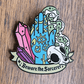 beware the sorcerer enamel pin