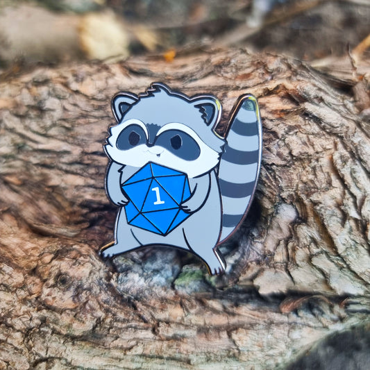 crittercal raccoon pin