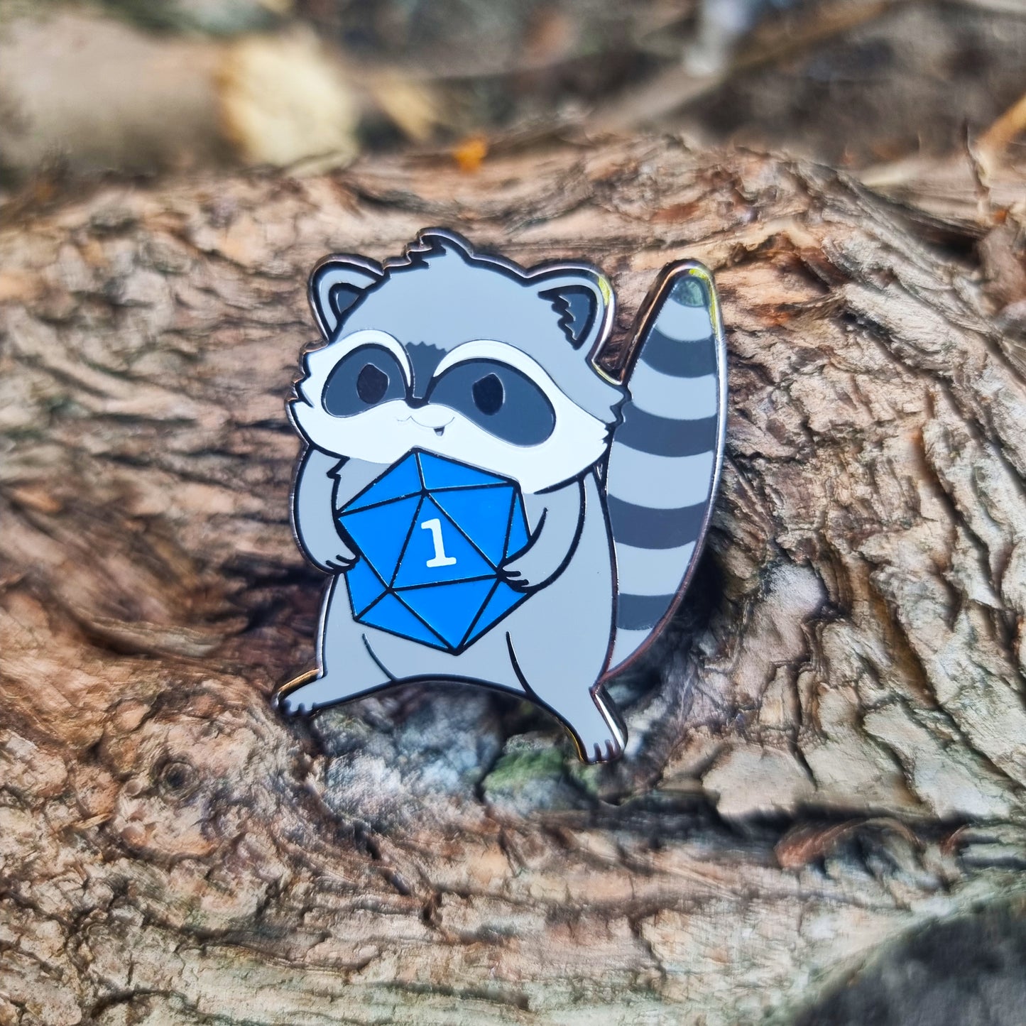 crittercal raccoon pin