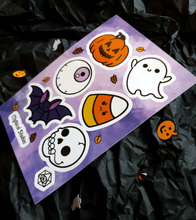 Cargar imagen en el visor de la galería, spooky sticker sheet!

