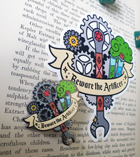 Load image into Gallery viewer, beware the artificer enamel pin
