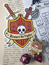 Cargar imagen en el visor de la galería, beware the fighter enamel pin
